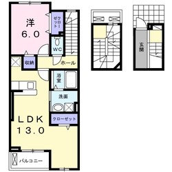 ラ　サクセション宝塚の物件間取画像